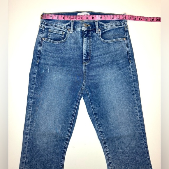 Loft Women’s The Kick Crop Classic Blue Denim Jeans Size- 27/4 - Picture 4 of 8